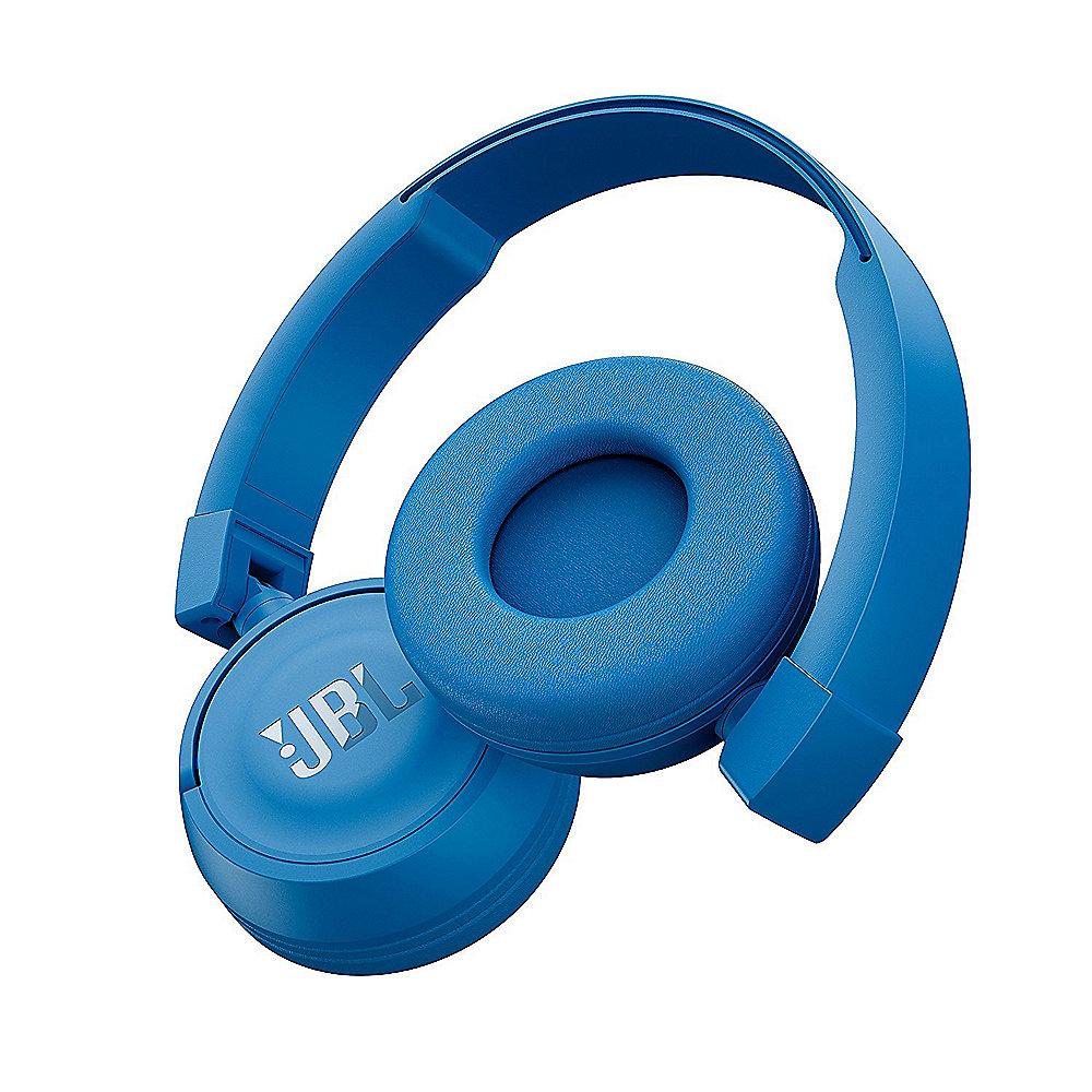 JBL T450BT Blau - On Ear-Bluetooth Kopfhörer mit Mikrofon