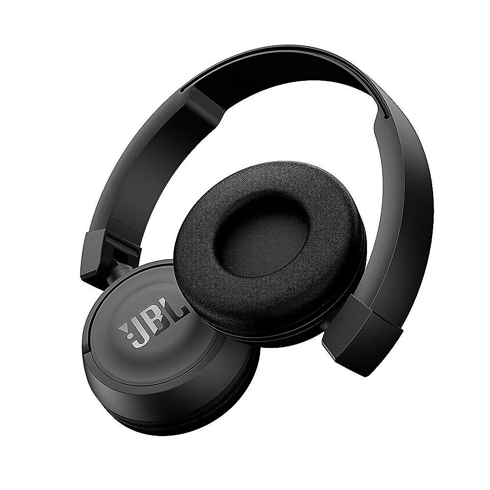 JBL T450BT Schwarz - On Ear-Bluetooth Kopfhörer mit Mikrofon