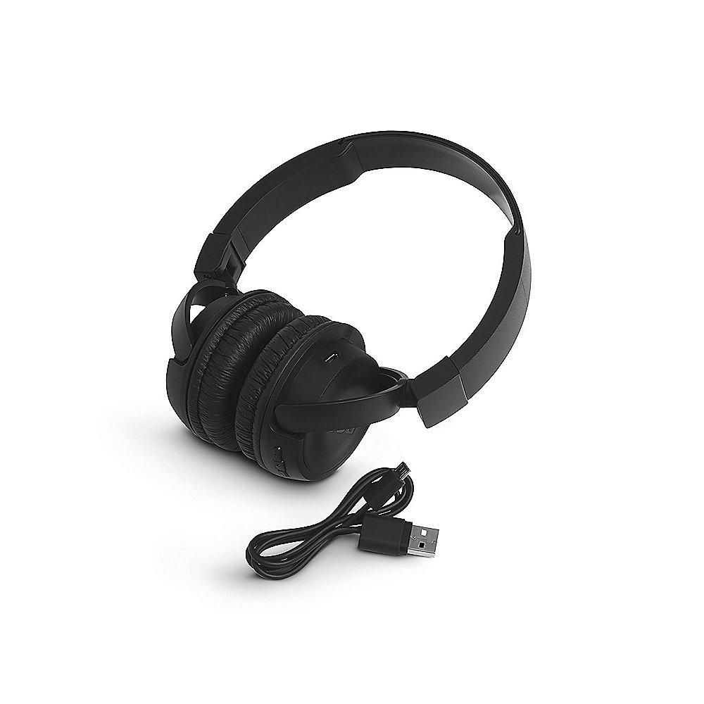 JBL T450BT Schwarz - On Ear-Bluetooth Kopfhörer mit Mikrofon