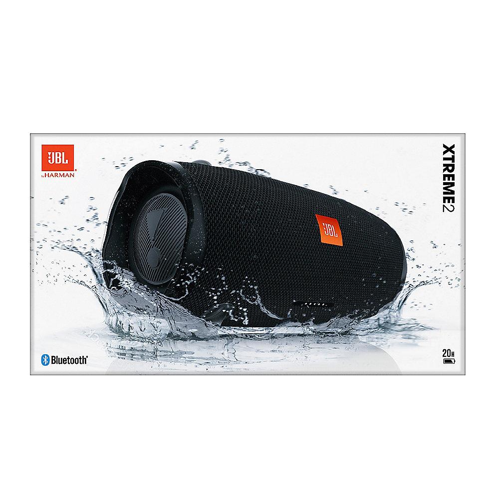 JBL Xtreme 2 Schwarz Bluetooth Lautsprecher IPX7 Wasserdicht