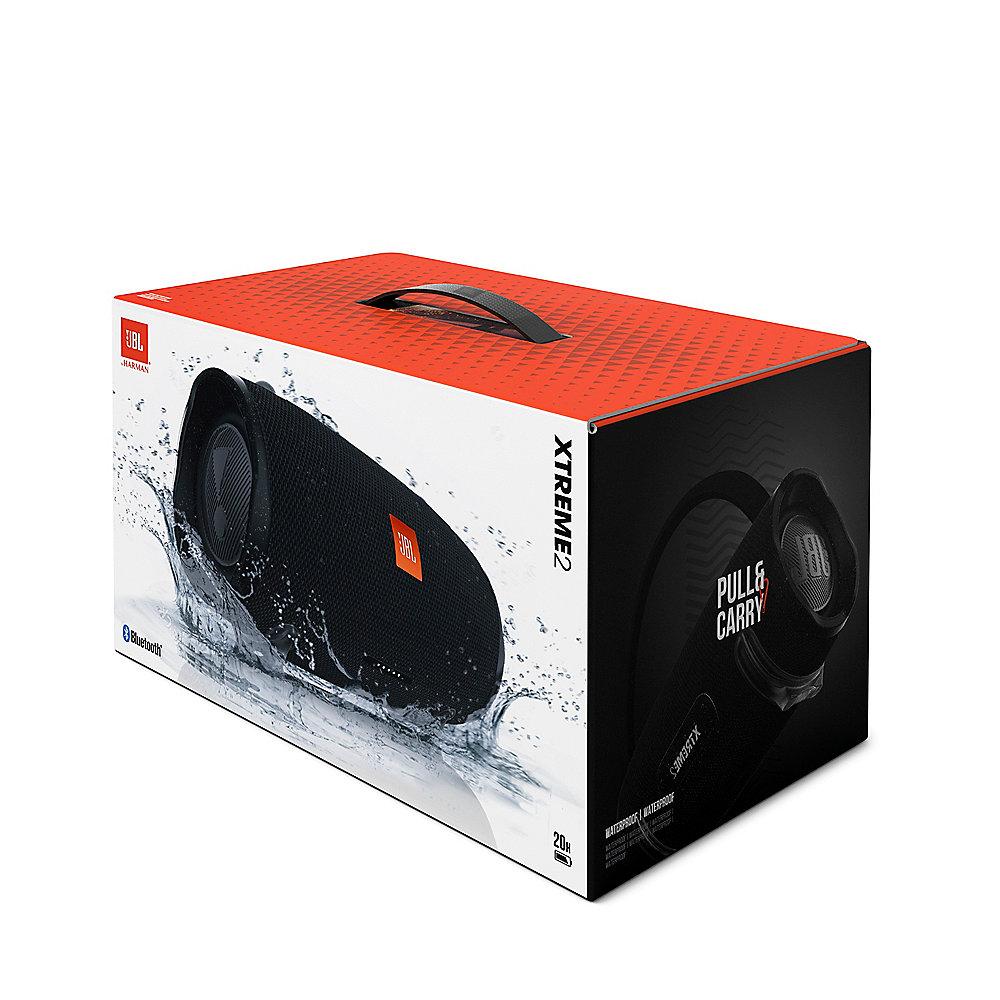 JBL Xtreme 2 Schwarz Bluetooth Lautsprecher IPX7 Wasserdicht