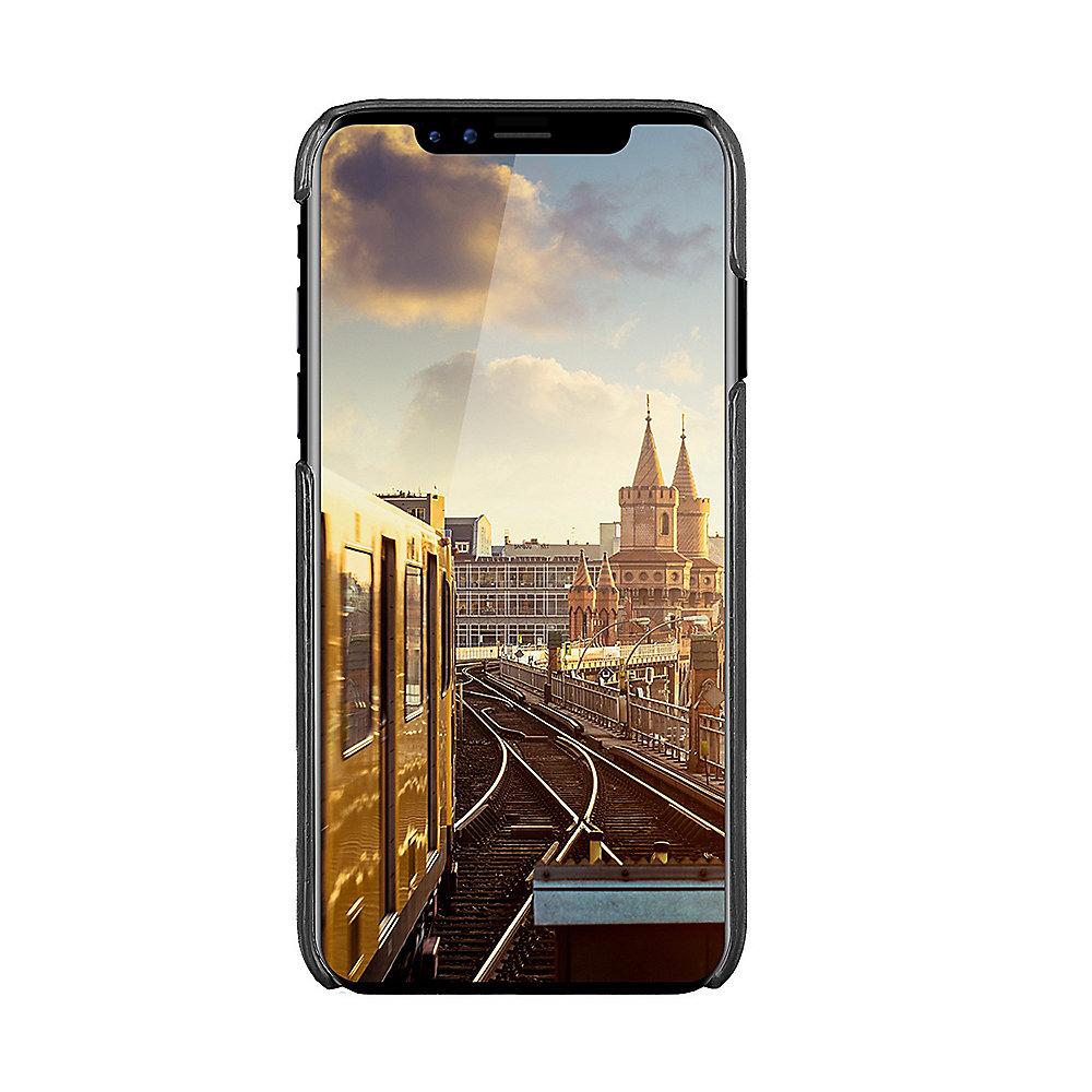 JT Berlin BackCase Kreuzberg für Apple iPhone Xs Max  Leder schwarz