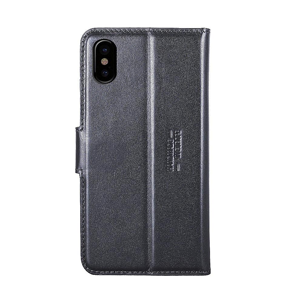 JT Berlin BookCase Kreuzberg für Apple iPhone Xs/X Leder schwarz