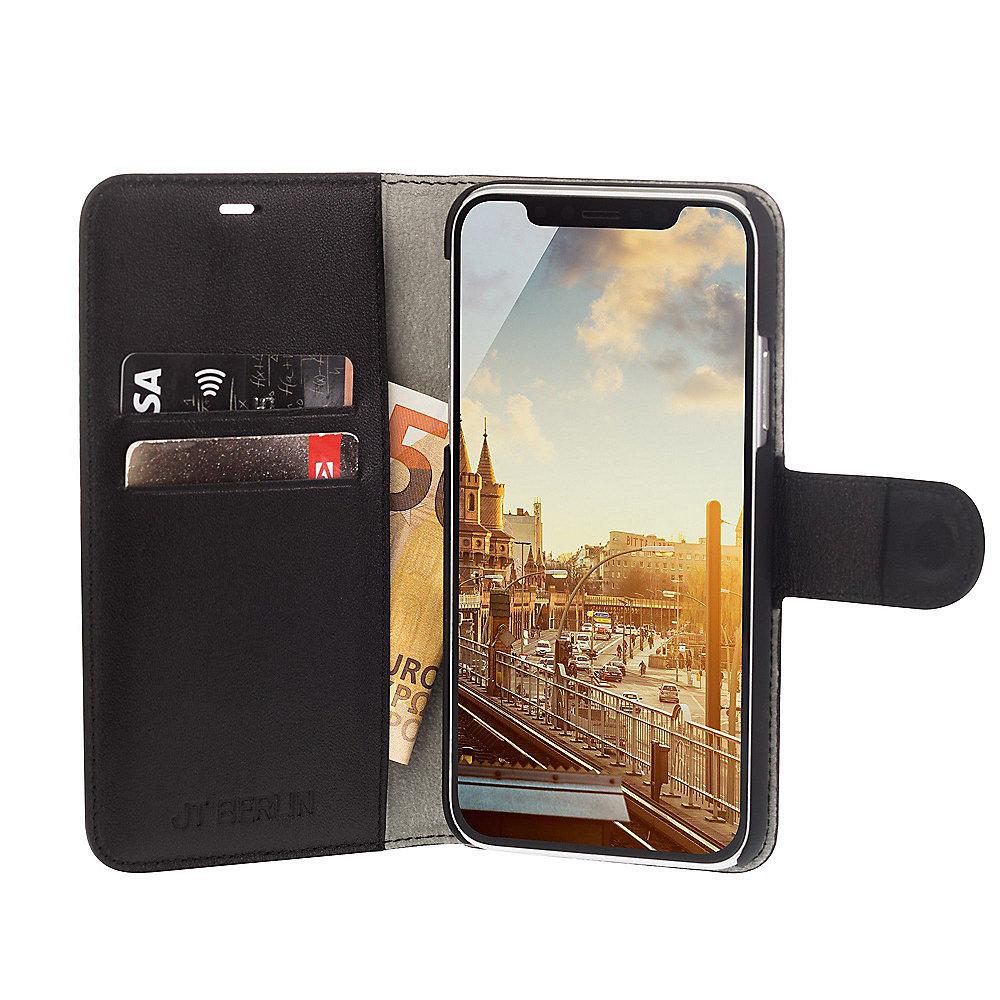 JT Berlin BookCase Kreuzberg für Apple iPhone Xs/X Leder schwarz