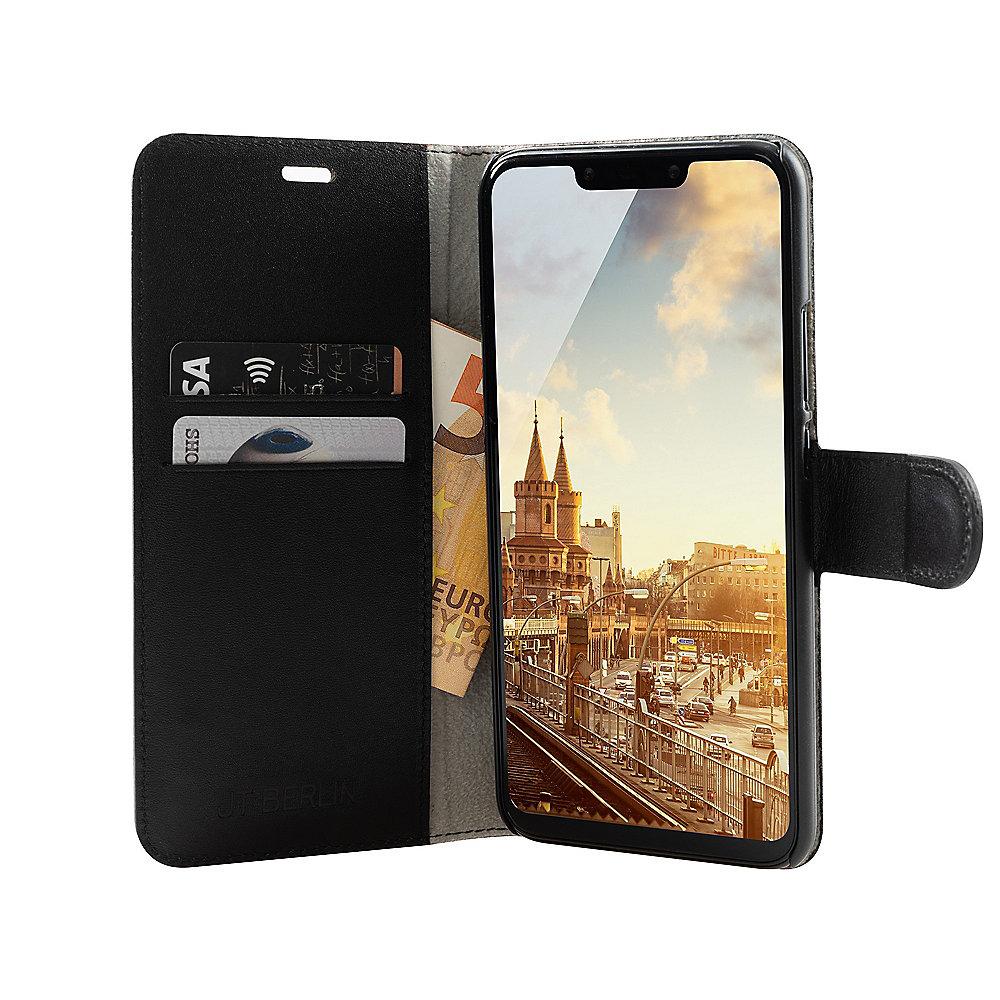 JT Berlin BookCase Kreuzberg für Huawei Mate 20 Lite Leder schwarz 10413