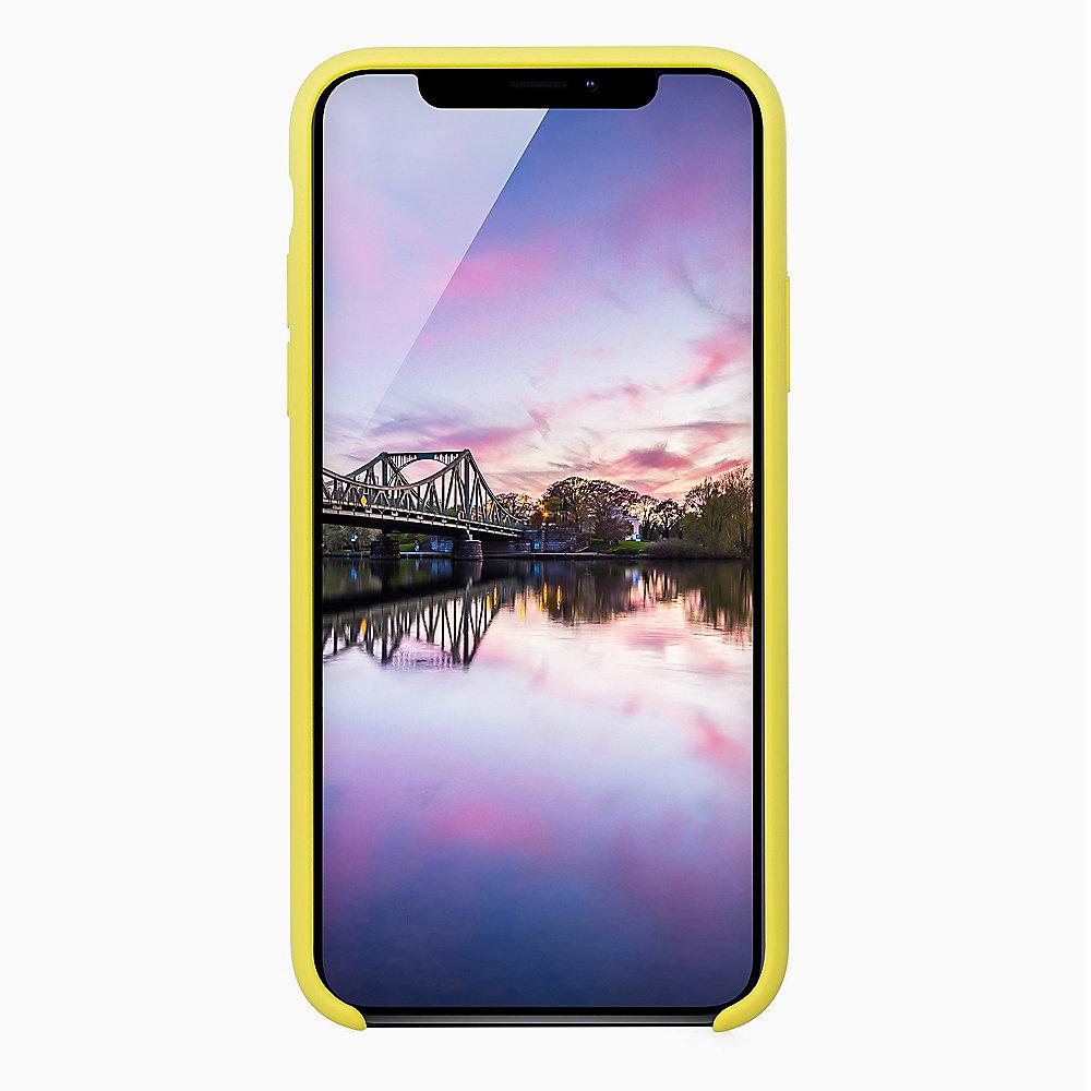 JT Berlin Liquid SilikonCase Steglitz für Apple iPhone Xs/X gelb