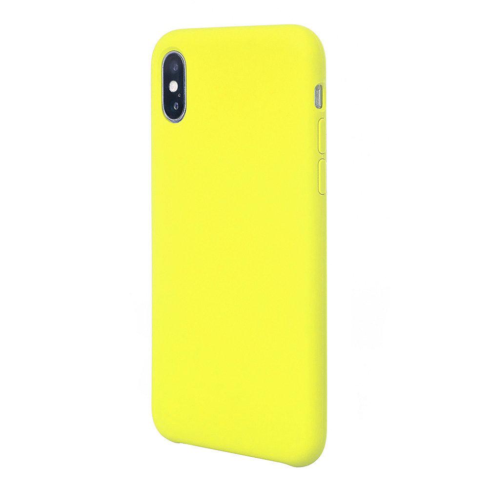 JT Berlin Liquid SilikonCase Steglitz für Apple iPhone Xs/X gelb