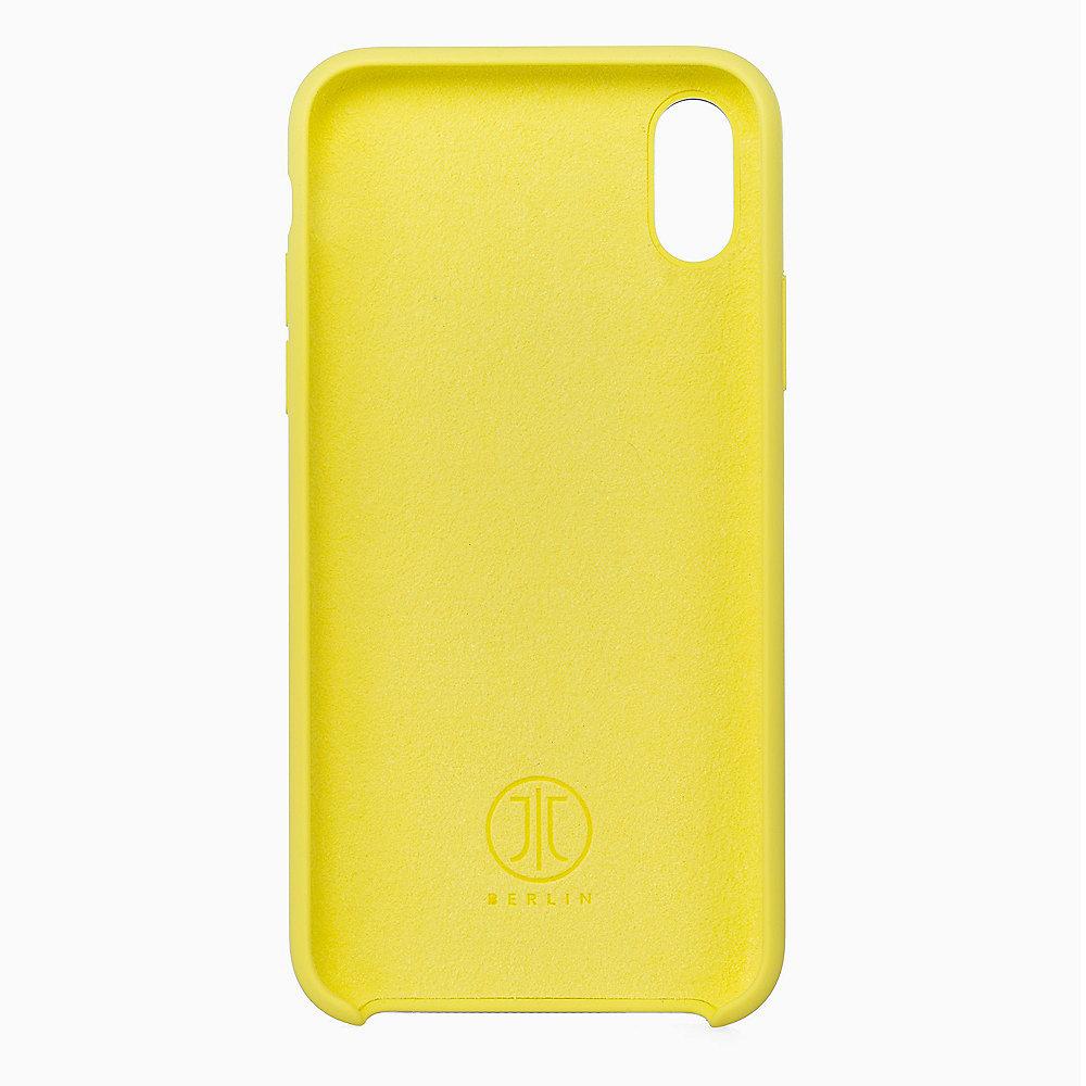 JT Berlin Liquid SilikonCase Steglitz für Apple iPhone Xs/X gelb