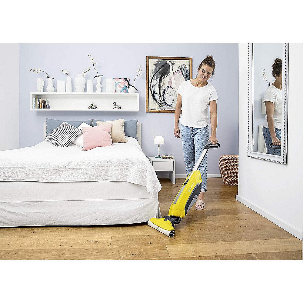 Kärcher FC 5 Cordless Akku-Hartbodenreiniger gelb, Kärcher, FC, 5, Cordless, Akku-Hartbodenreiniger, gelb