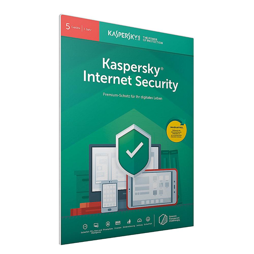 Kaspersky Internet Security 5Geräte 1Jahr FFP / Produkt Key