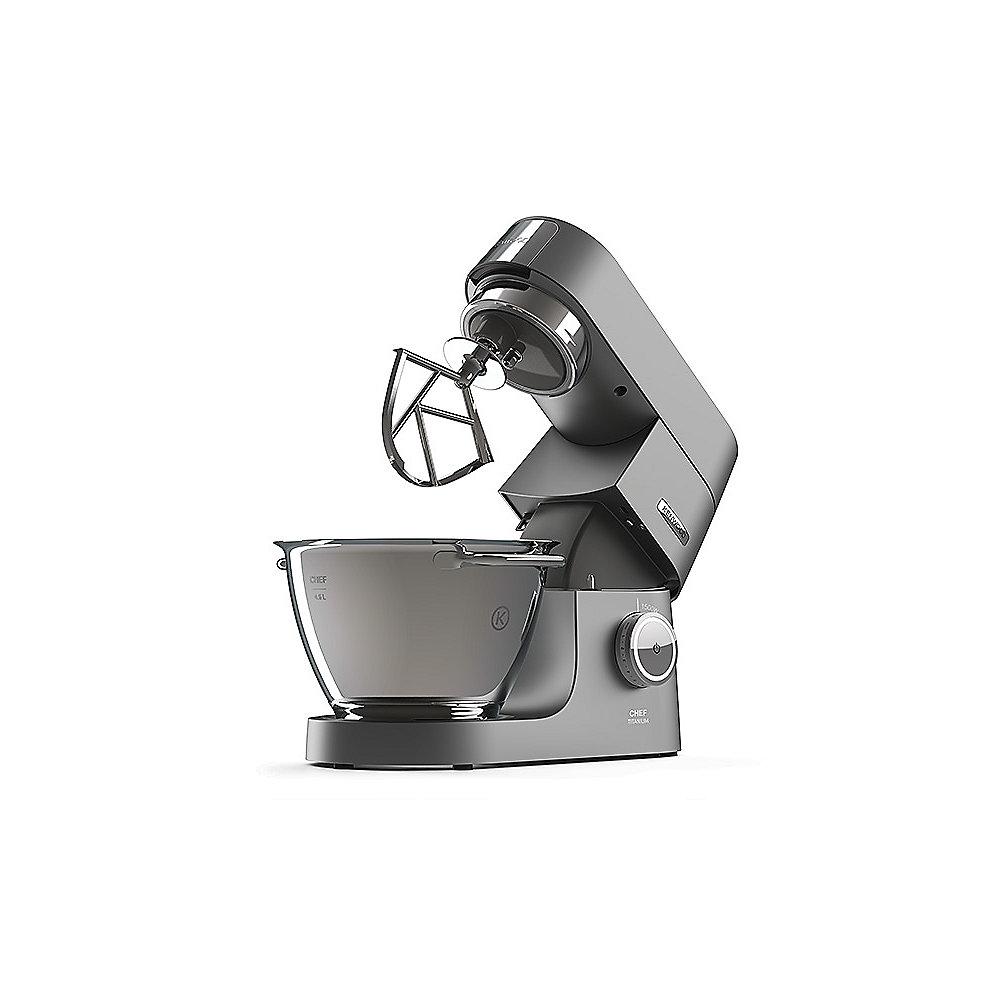 Kenwood KVC7320S Chef Titanium Küchenmaschine 4,6l inkl. Mixaufsatz und Zubehör