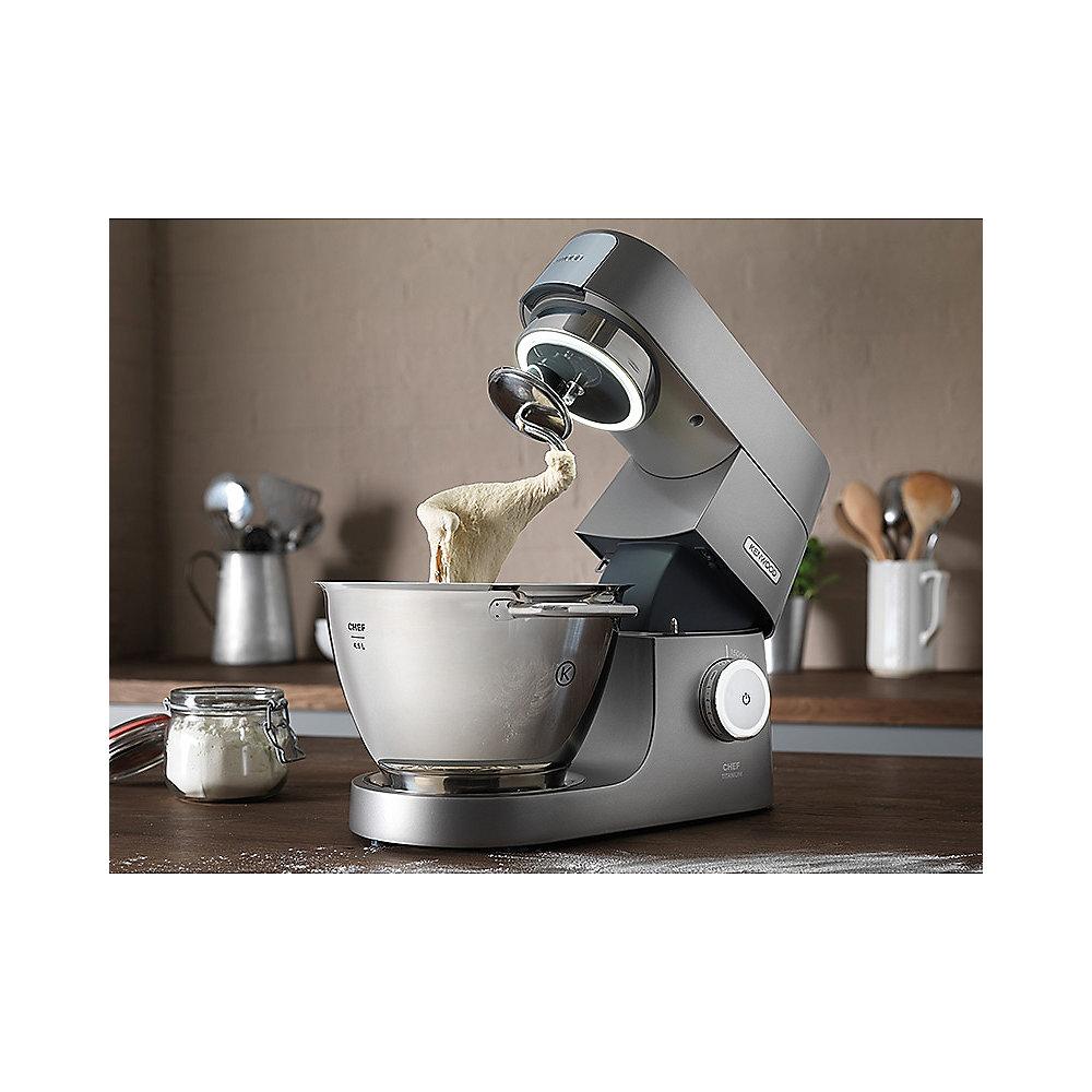 Kenwood KVC7320S Chef Titanium Küchenmaschine 4,6l inkl. Mixaufsatz und Zubehör