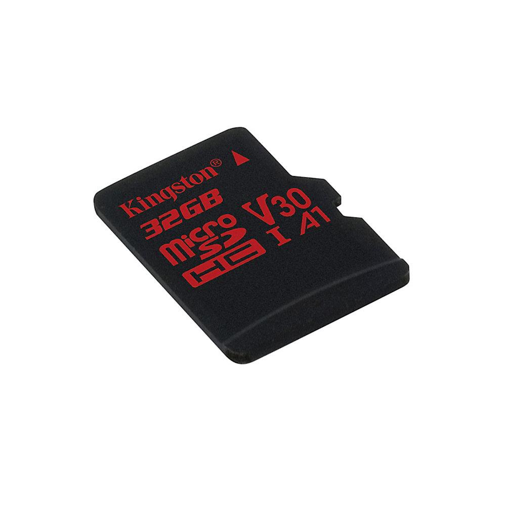 Kingston Canvas React 32 GB microSDHC Speicherkarte (80 MB/s, V30, A1, UHS-I)