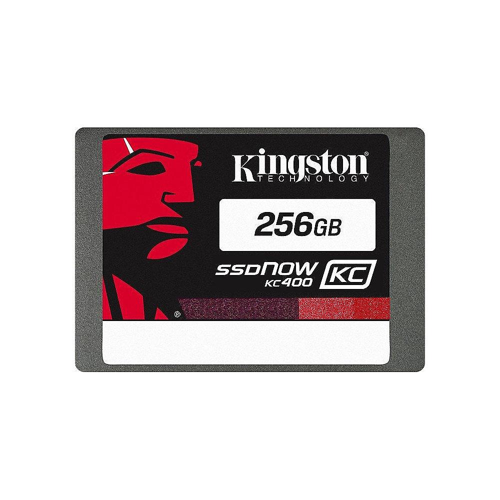 Kingston SSDNow KC400 256GB MLC 2.5zoll SATA600 - 7mm Kit SKC400S3B7A/256G