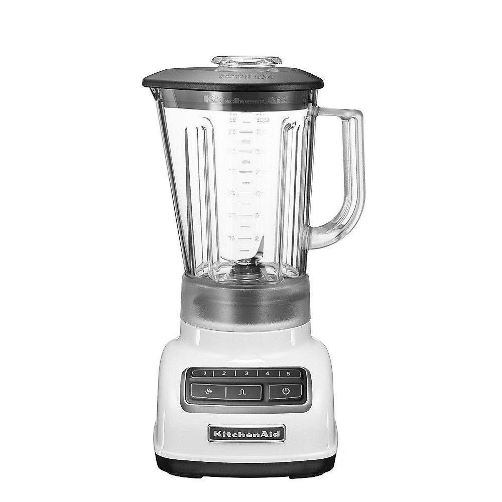 KitchenAid 5KSB1565EWH Standmixer 550 Watt weiß, KitchenAid, 5KSB1565EWH, Standmixer, 550, Watt, weiß