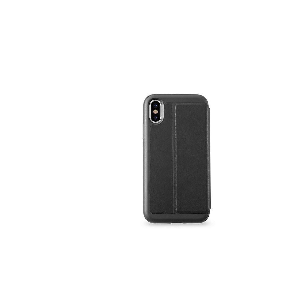 KMP Bookcase für iPhone X, schwarz