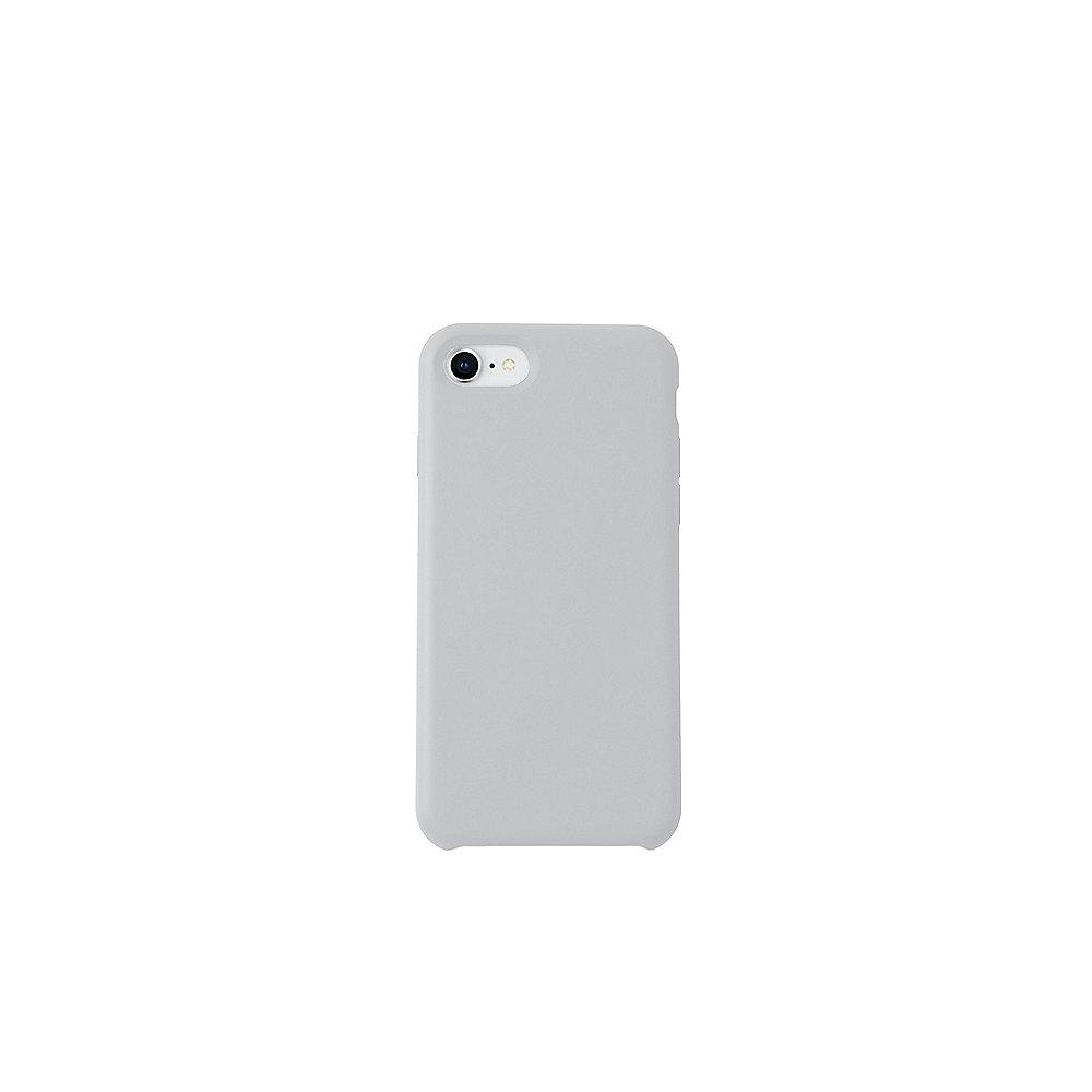 KMP Silikon Case Velvety Premium für iPhone 8, grau