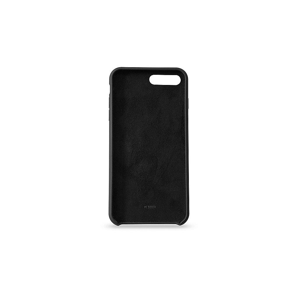 KMP Silikon Case Velvety Premium für iPhone 8 Plus, schwarz