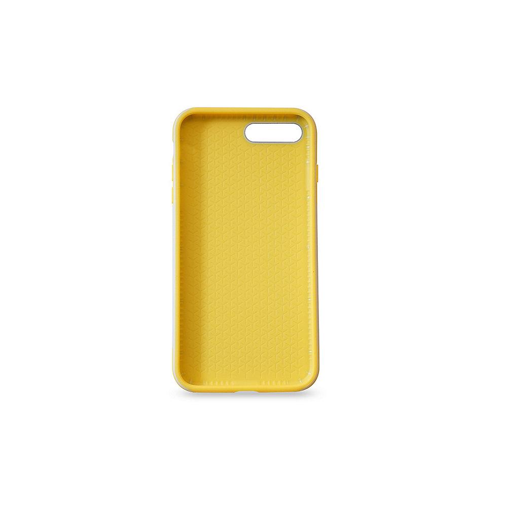 KMP Sporty Case für iPhone 8 Plus, grau/gelb