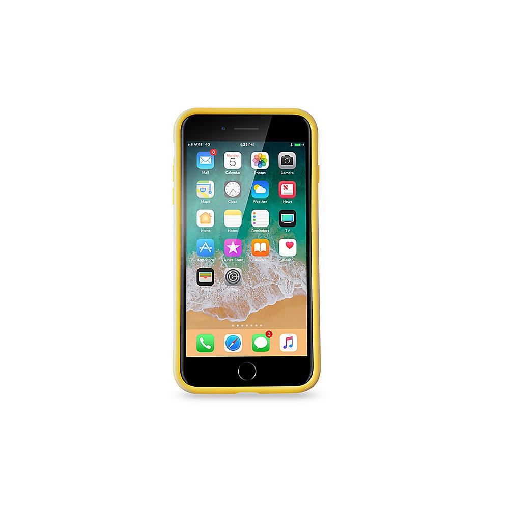 KMP Sporty Case für iPhone 8 Plus, grau/gelb, KMP, Sporty, Case, iPhone, 8, Plus, grau/gelb