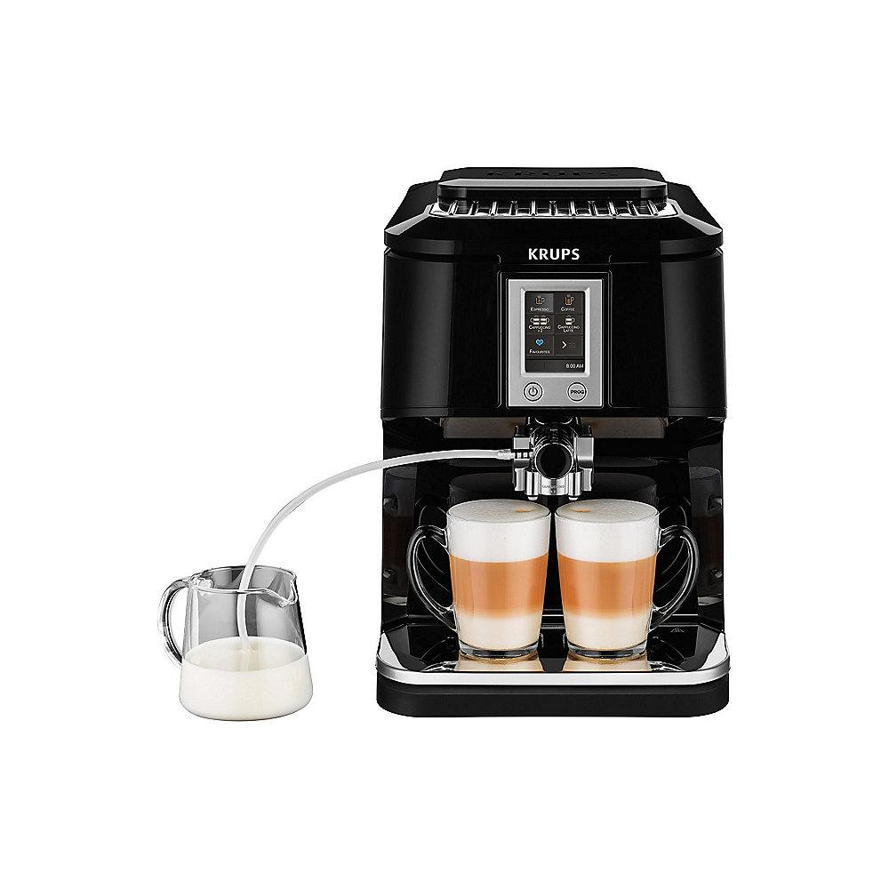 Krups EA 8808 One-Touch-Kaffeevollautomat Espresso Master Edelstahl/Schwarz