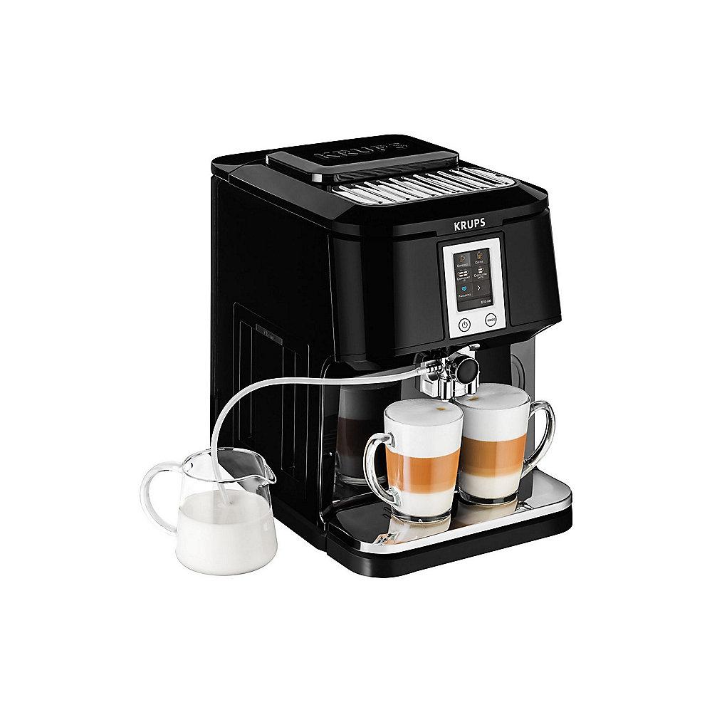 Krups EA 8808 One-Touch-Kaffeevollautomat Espresso Master Edelstahl/Schwarz