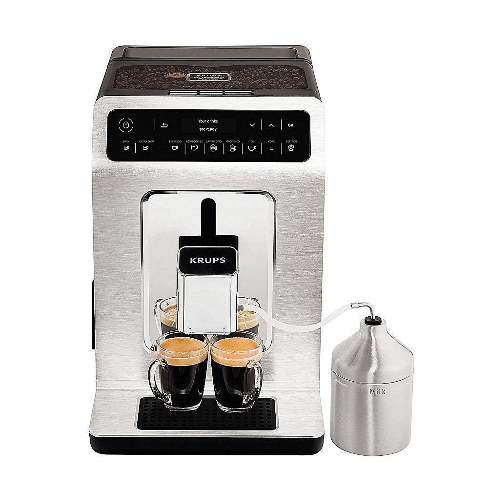 KRUPS EA891C Evidence One-Touch-Cappuccino Kaffeevollautomat Alu/Chrom