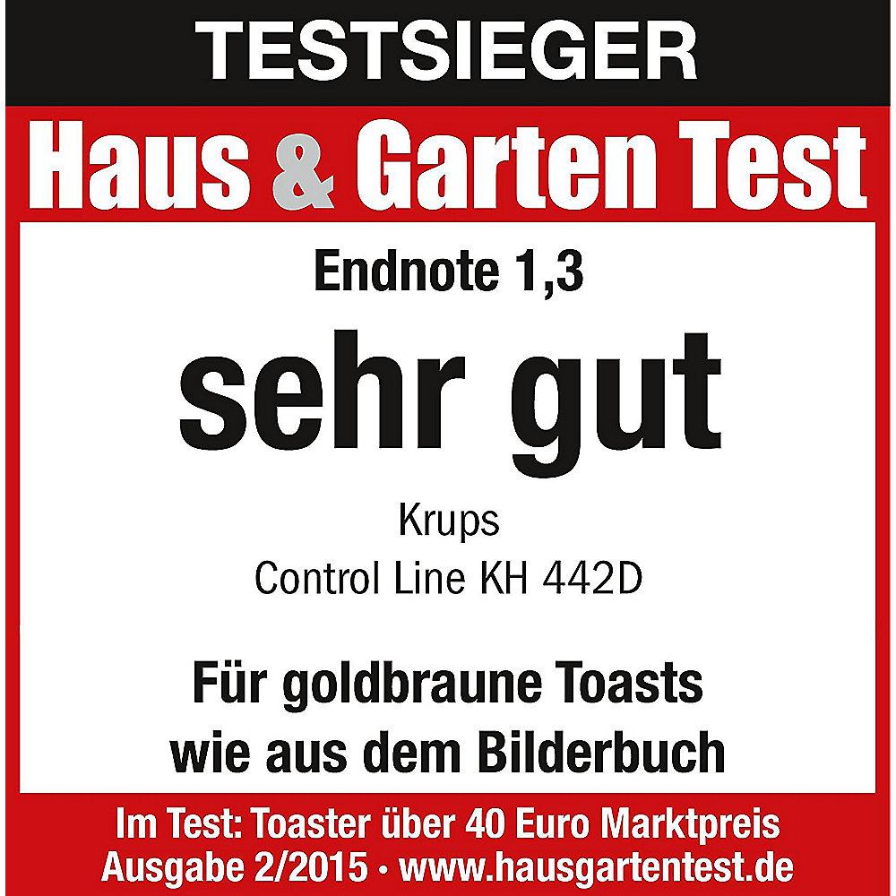 Krups KH442D Control Line Toaster Edelstahl