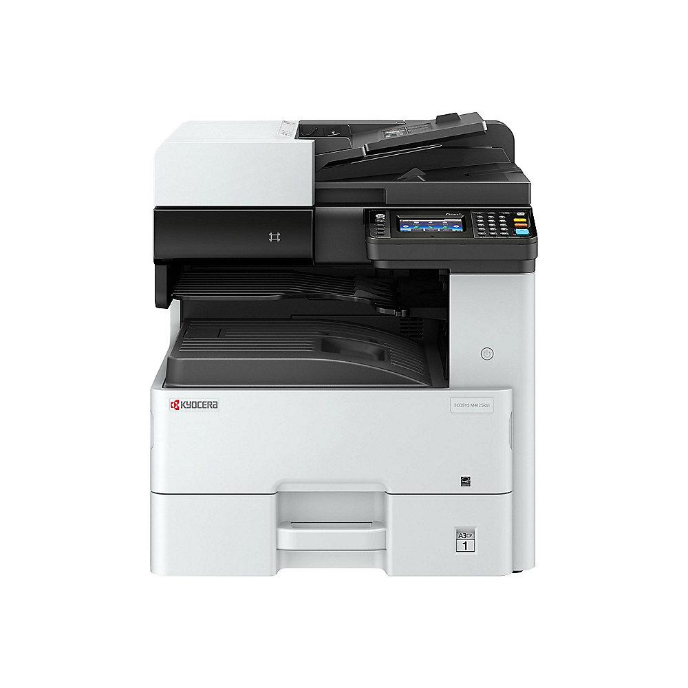 Kyocera ECOSYS M4125idn/KL3 S/W-Laserdrucker Scanner Kopierer LAN A3