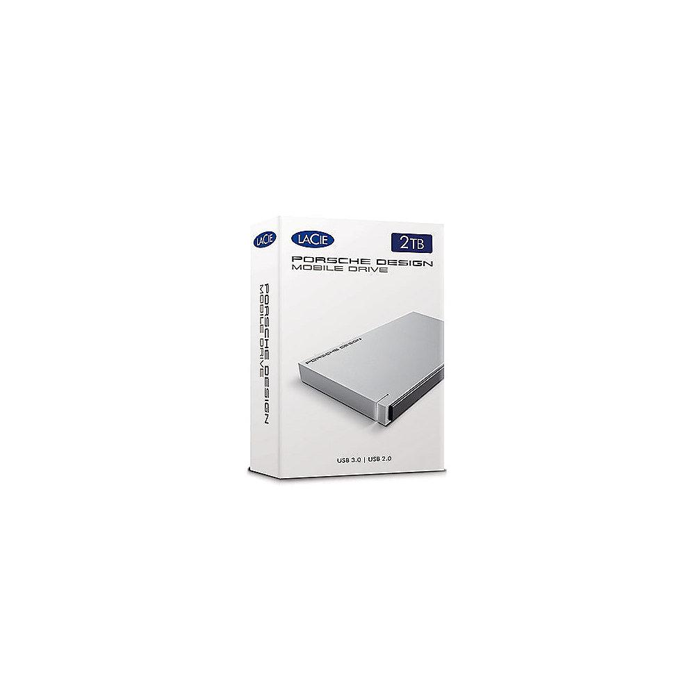 LaCie Porsche Design Mobile Drive P9223 USB 3.0 - 2TB 2.5 Zoll inkl. USB-C Kabel