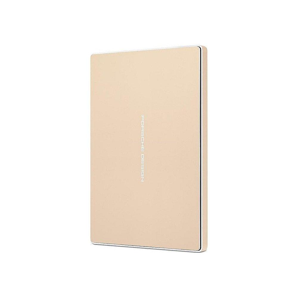 LaCie Porsche Design P9227 Mobile Drive USB 3.0 Typ C  - 2TB 2.5 Zoll gold