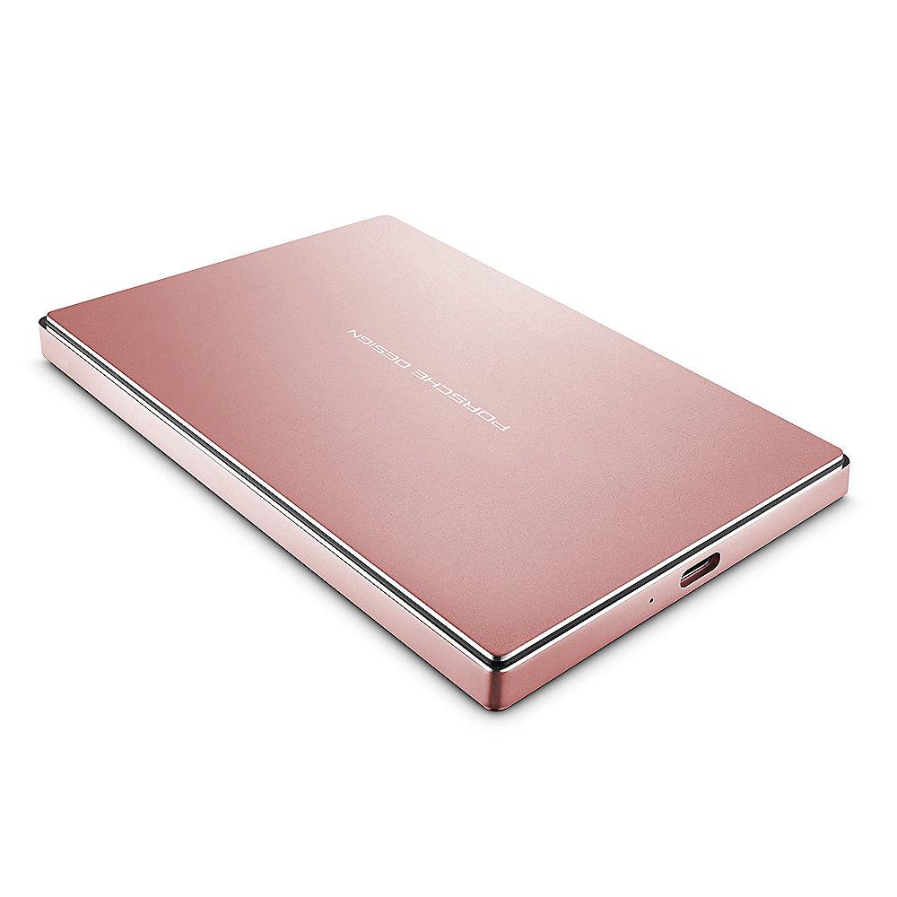 LaCie Porsche Design P9227 Mobile Drive USB 3.0 Typ C  - 2TB 2.5 Zoll rosegold