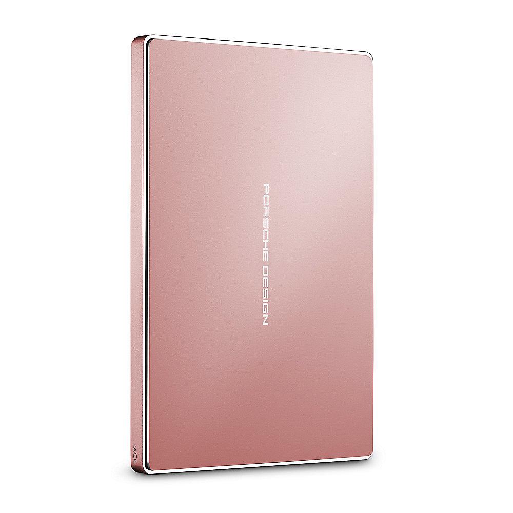 LaCie Porsche Design P9227 Mobile Drive USB 3.0 Typ C  - 2TB 2.5 Zoll rosegold