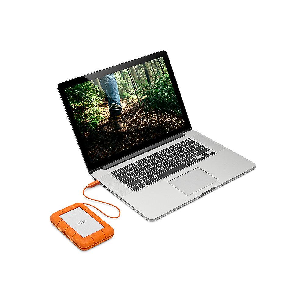 LaCie Rugged SECURE Thunderbolt 3 / USB-C 3.1 2TB HDD 2.5 Zoll