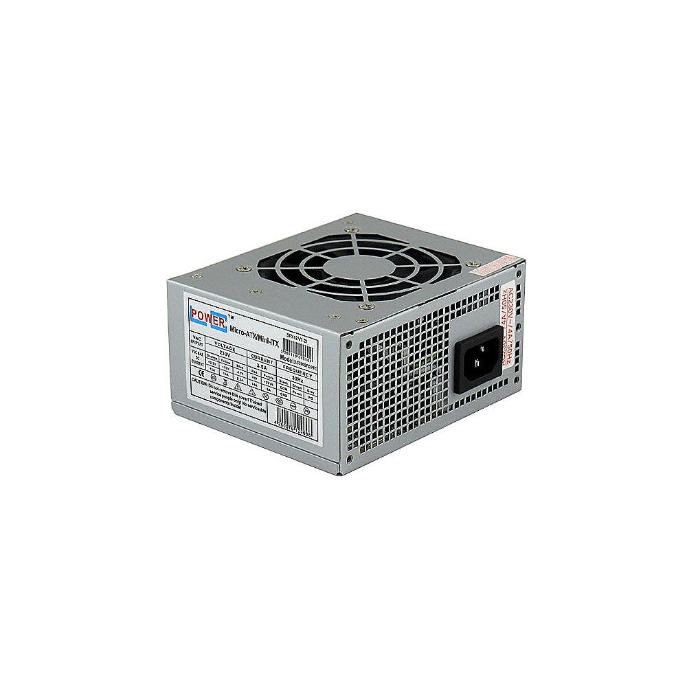 LC-Power 1400MI Mini-ITX Gehäuse Schwarz mit 200Watt SFX Netzteil USB3.0