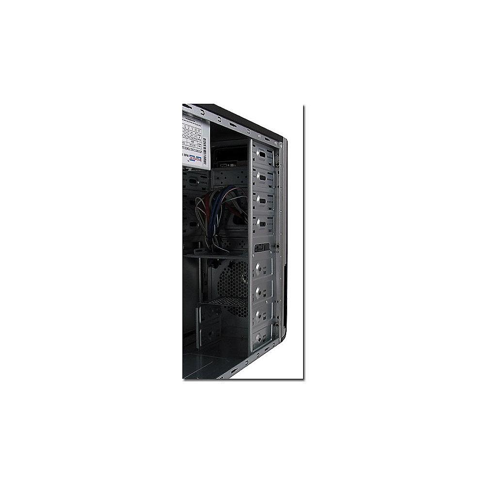 LC-Power Pro-910B Airduct Midi Tower ATX Gehäuse Schwarz mit 420Watt Netzteil