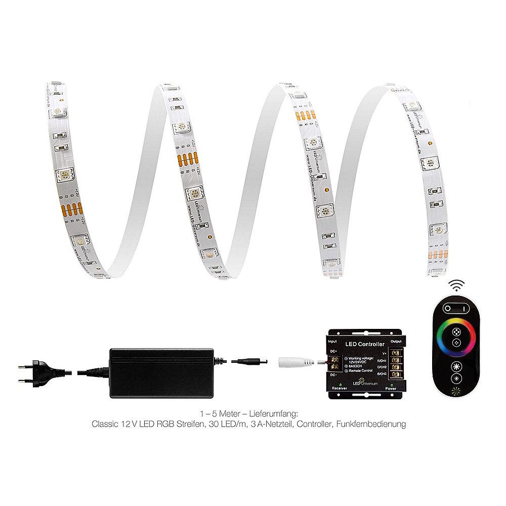 LED Universum RGB LED Streifen 12V 1m 30 LED/m IP20, LED, Universum, RGB, LED, Streifen, 12V, 1m, 30, LED/m, IP20