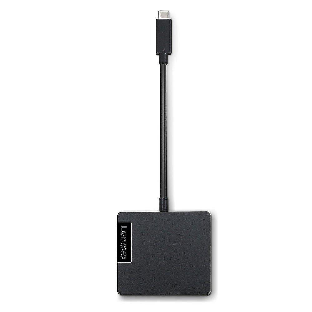 Lenovo USB-C Travel Hub auf HDMI, VGA, USB 3.0, LAN (4X90M60789)