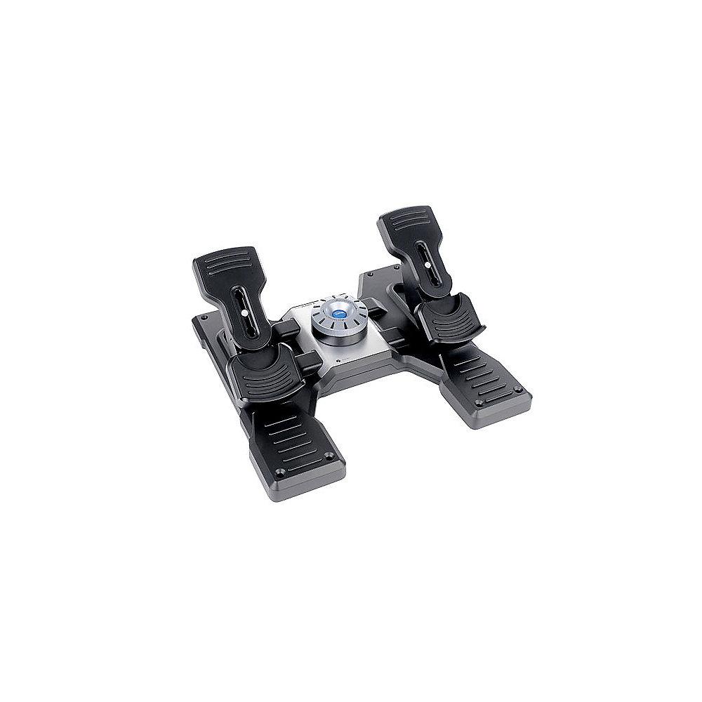 Logitech G PZ35 Pro Flight Rudder Pedals, Logitech, G, PZ35, Pro, Flight, Rudder, Pedals