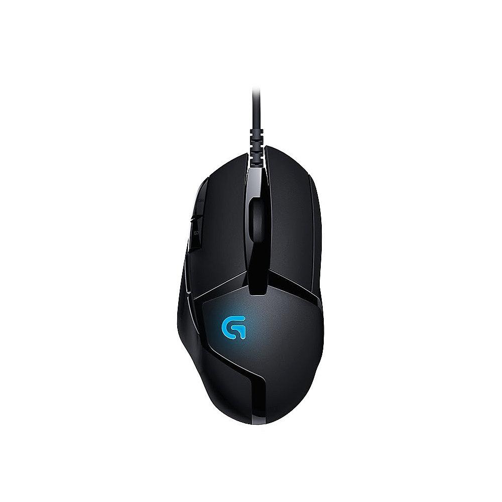 Logitech G402 Hyperion Fury FPS Gaming Maus Anthrazit 910-004067