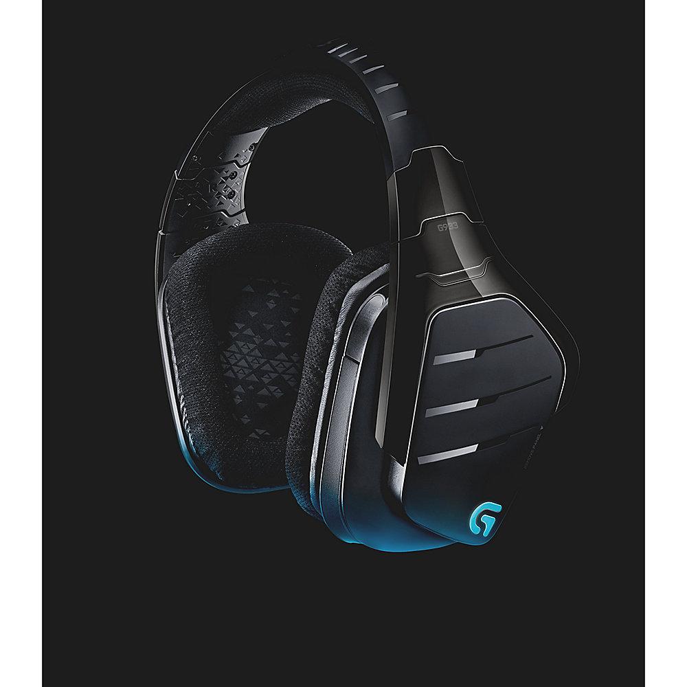 Logitech G933 Artemis Spectrum Kabelloses 7.1 Gaming Headset Schwarz 981-000599