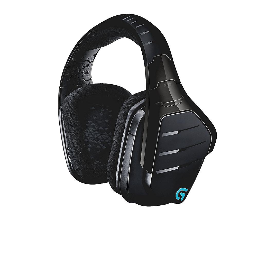 Logitech G933 Artemis Spectrum Kabelloses 7.1 Gaming Headset Schwarz 981-000599