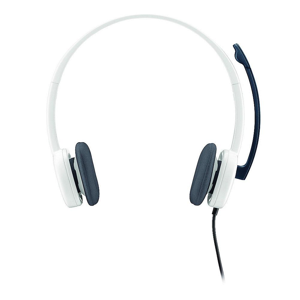 Logitech H150 Kabelgebundenes Beidseitiges Headset Stereo Coconut 981-000350