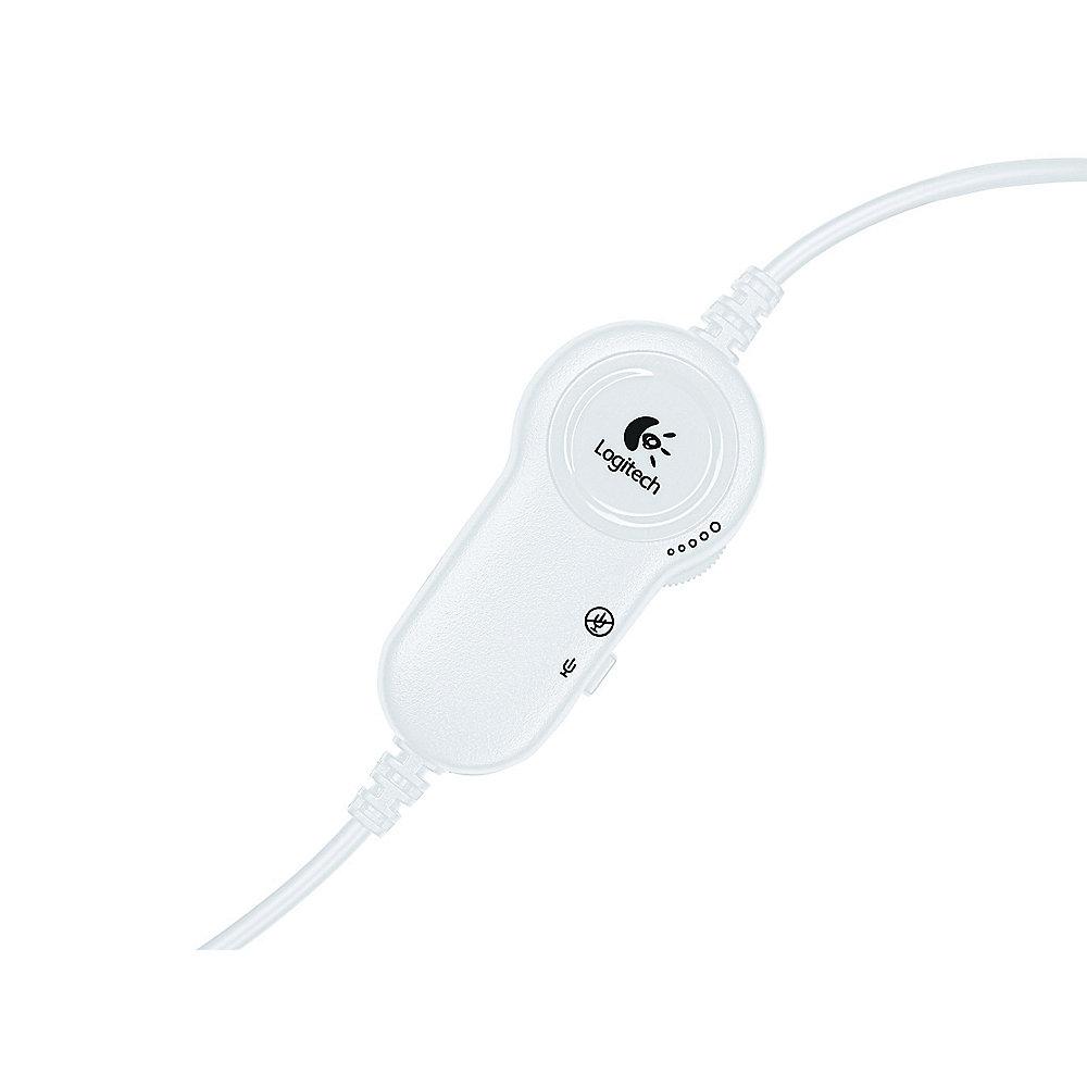 Logitech H150 Kabelgebundenes Beidseitiges Headset Stereo Coconut 981-000350