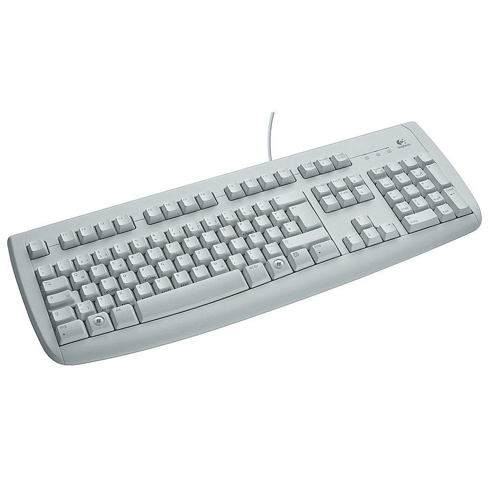 Logitech K120 Kabelgebundene Tastatur USB Weiß Bulk 920-003626