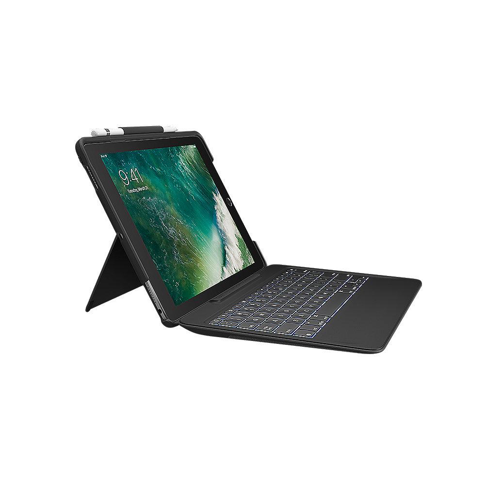 Logitech Slim Combo Hülle und Tastatur für iPad Pro 10,5 2017 schwarz