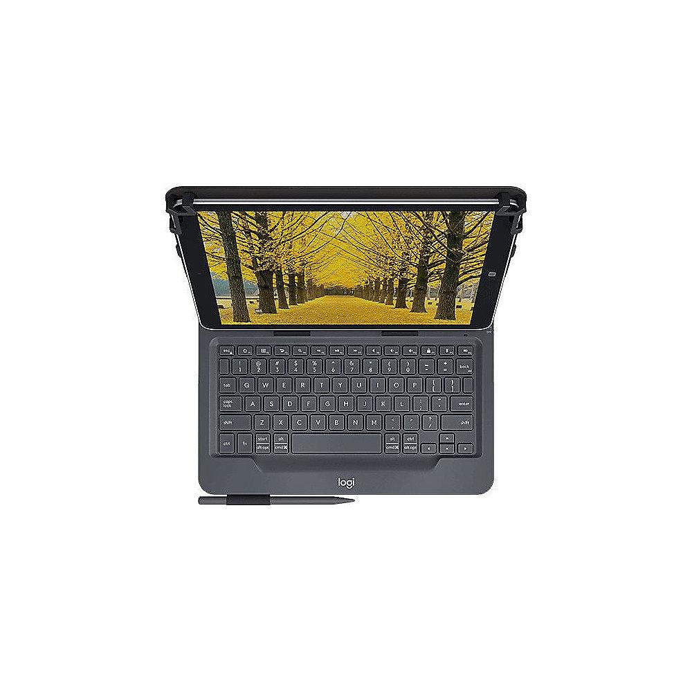 Logitech Universal Folio Hülle und Tastatur für 9-10 Zoll Tablets 920-008337