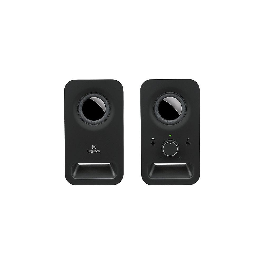 Logitech Z150 2.0 Multimedia Lautsprechersystem 3,5mm Klinke Schwarz 980-000814