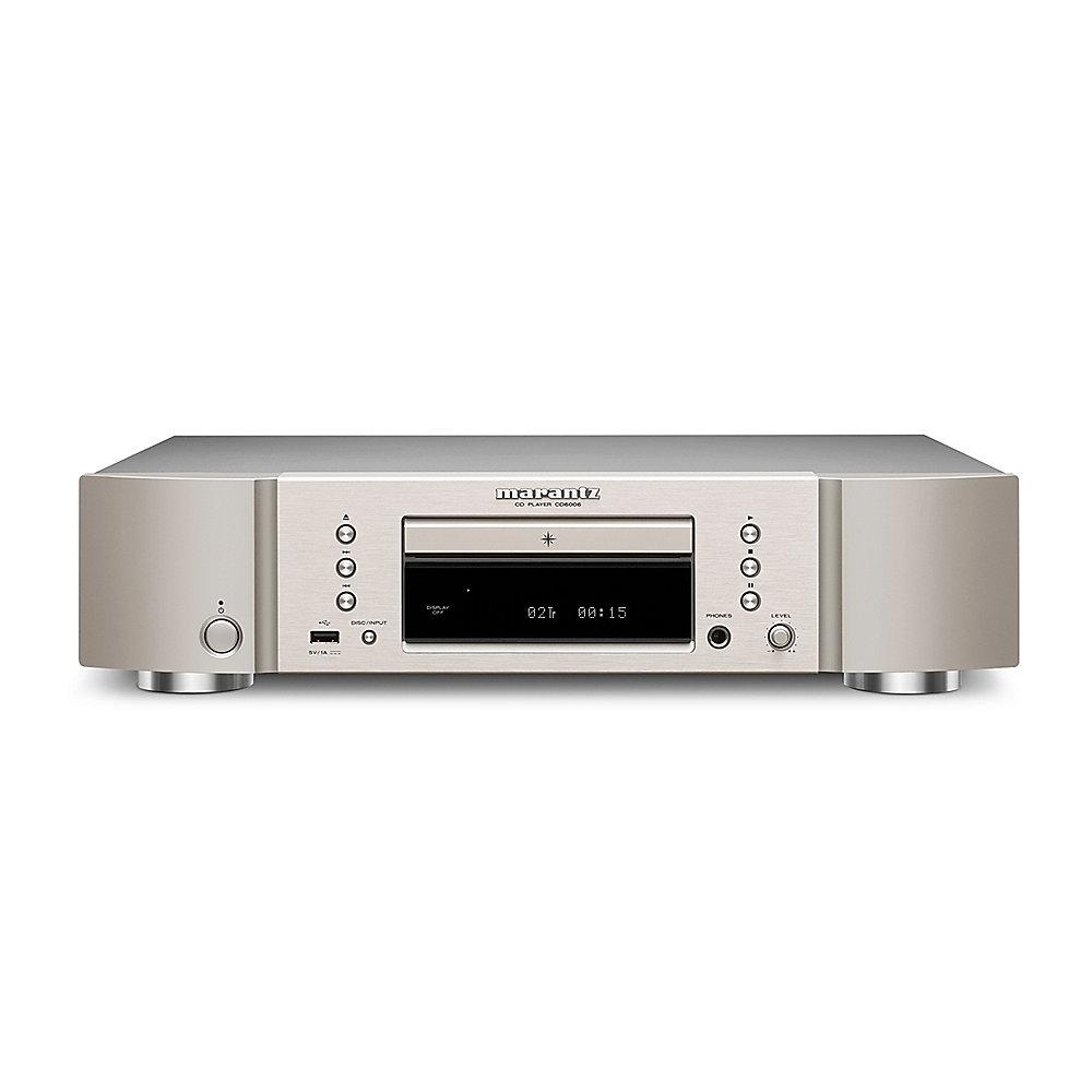 Marantz CD6006 High-End CD-Player silber/gold