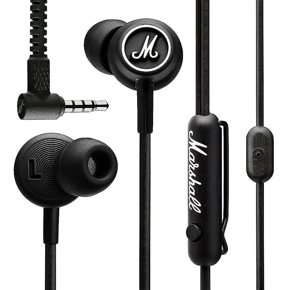 Marshall Mode In-Ear-Kopfhörer schwarz, Marshall, Mode, In-Ear-Kopfhörer, schwarz